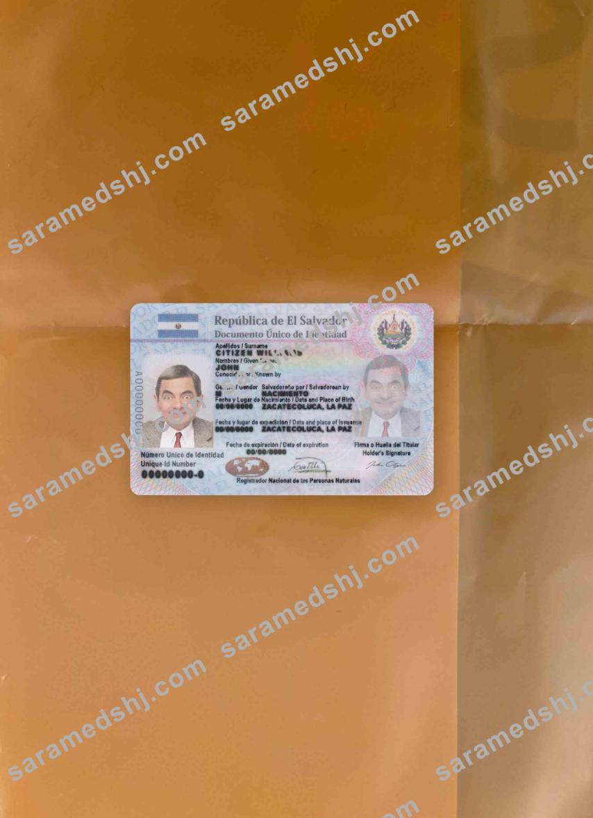 Salvador ID photolook FRONT